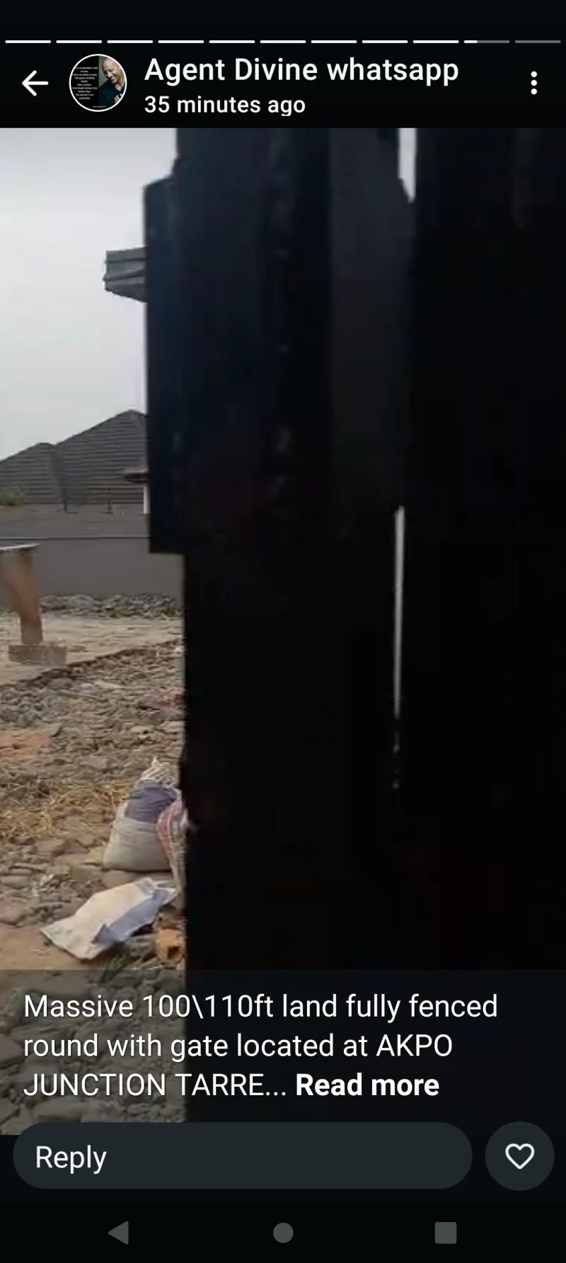 Land for Sale in Akpu road, Okpanam, Delta - Image 1