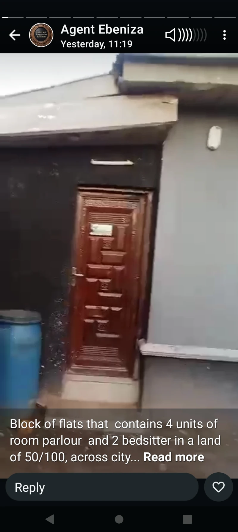 1 Bedroom Flat for Sale in 4 units of room and parlour at Across Okpanam City gate, Delta - Image 3