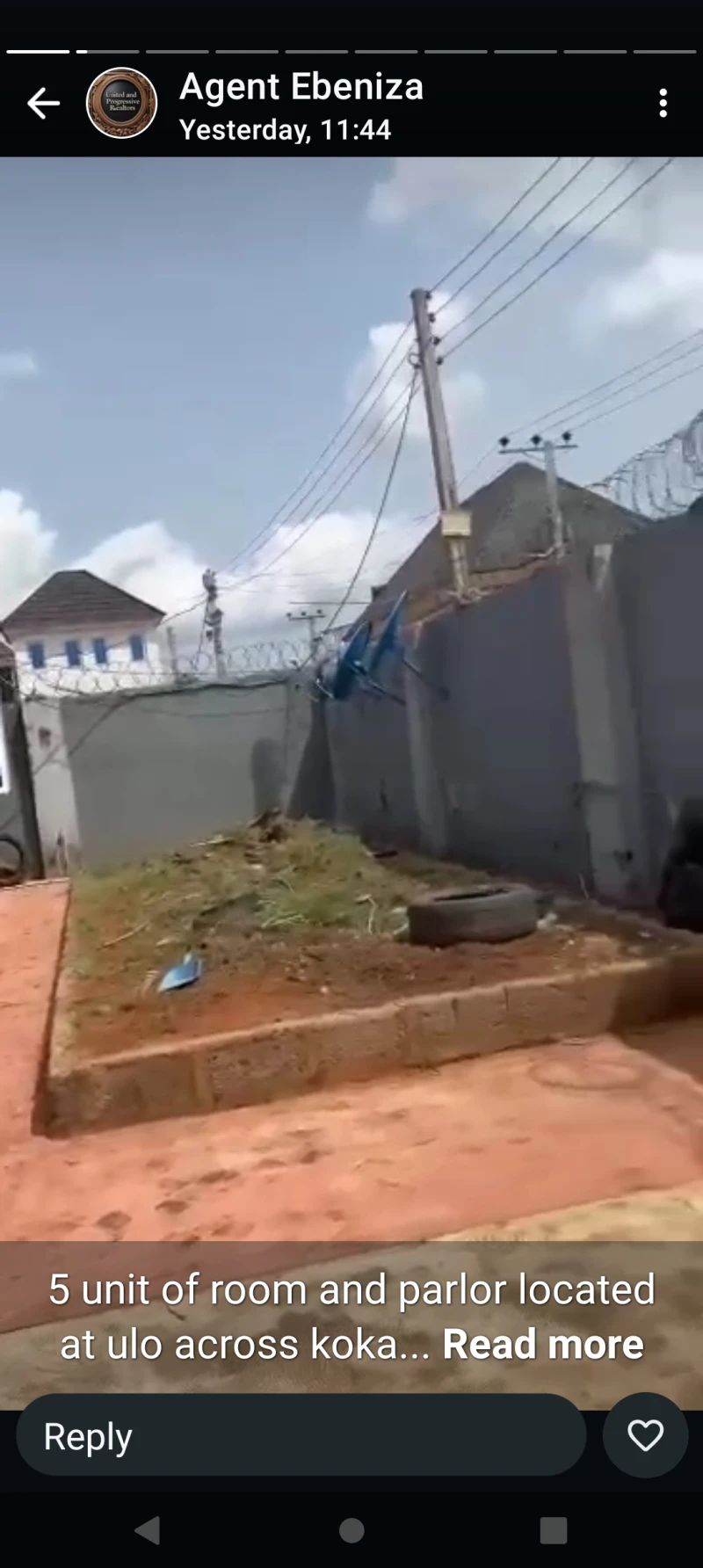 1 Bedroom Flat for Sale in 5 units of room and parlor at U.L.O. across koka, Delta - Image 2