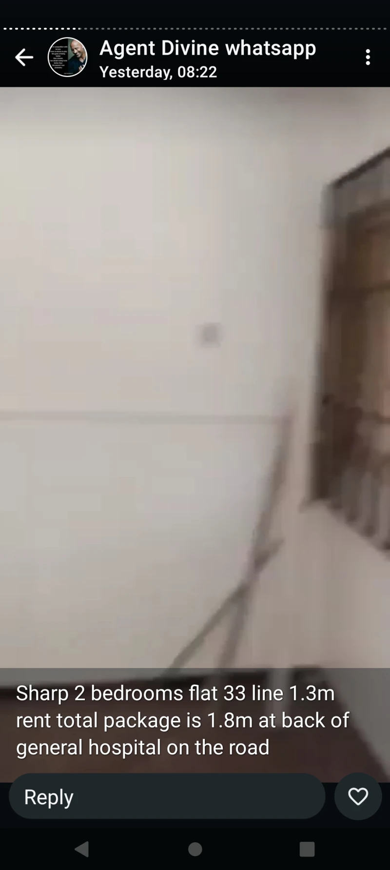 2 Bedroom Flat for Rent in Back of General Hospital, Delta - Image 2