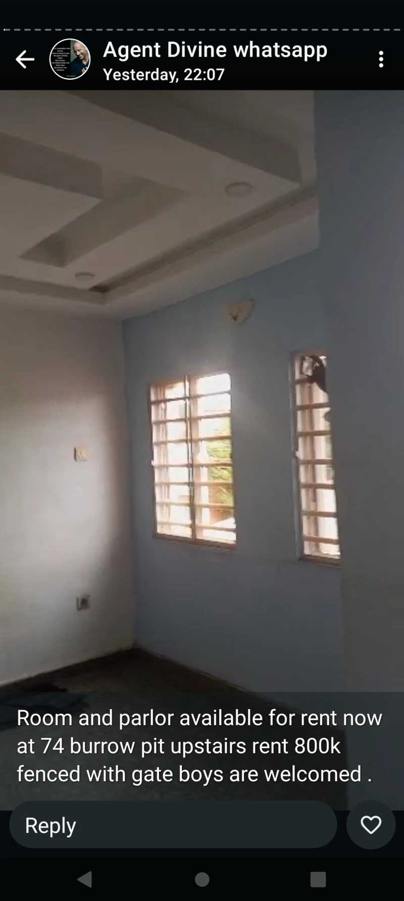 1 Bedroom Flat for Rent in 74 by borrow pit, Delta - Image 4