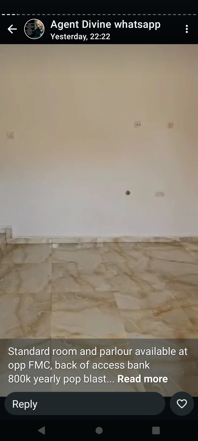 1 Bedroom Flat for Rent in Opp. FMB behind access bank, Delta - Image 2