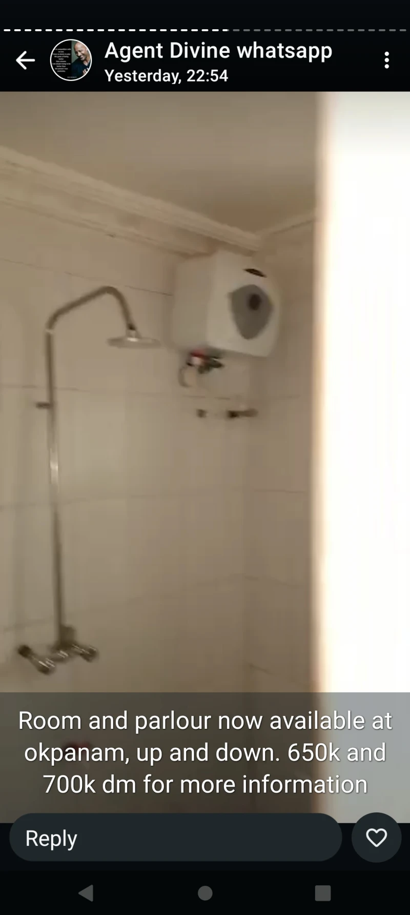 1 Bedroom Flat for Rent in Okpanam road, Delta - Image 1
