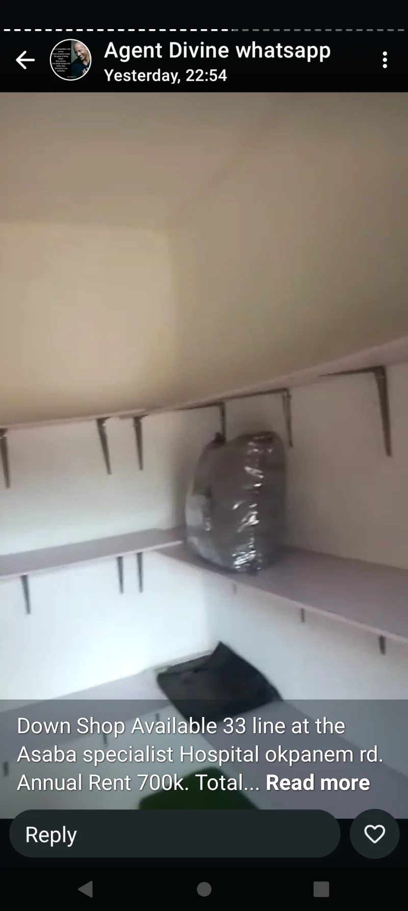 Store for Rent in Asaba Specialist Hospital axis, Delta - Image 5