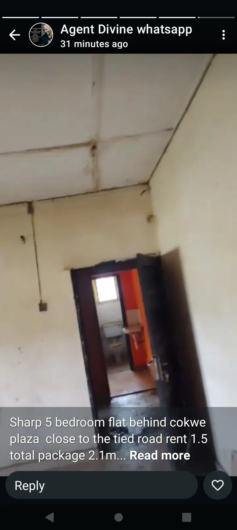 4 Bedroom Flat for Rent in Back of cowea, Nnebisi road, Delta - Image 1