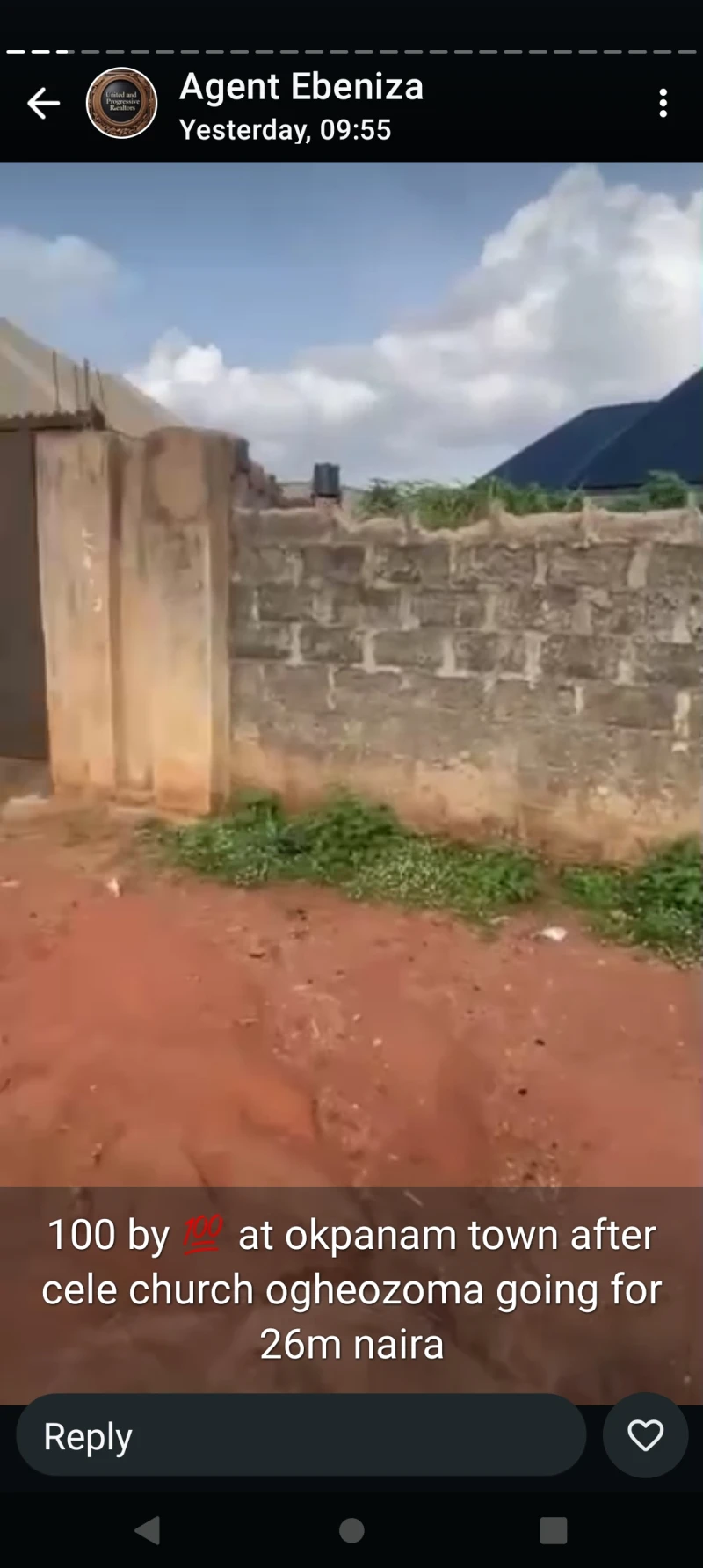 Land for Sale in Okpanam by cele church, Delta - Image 1