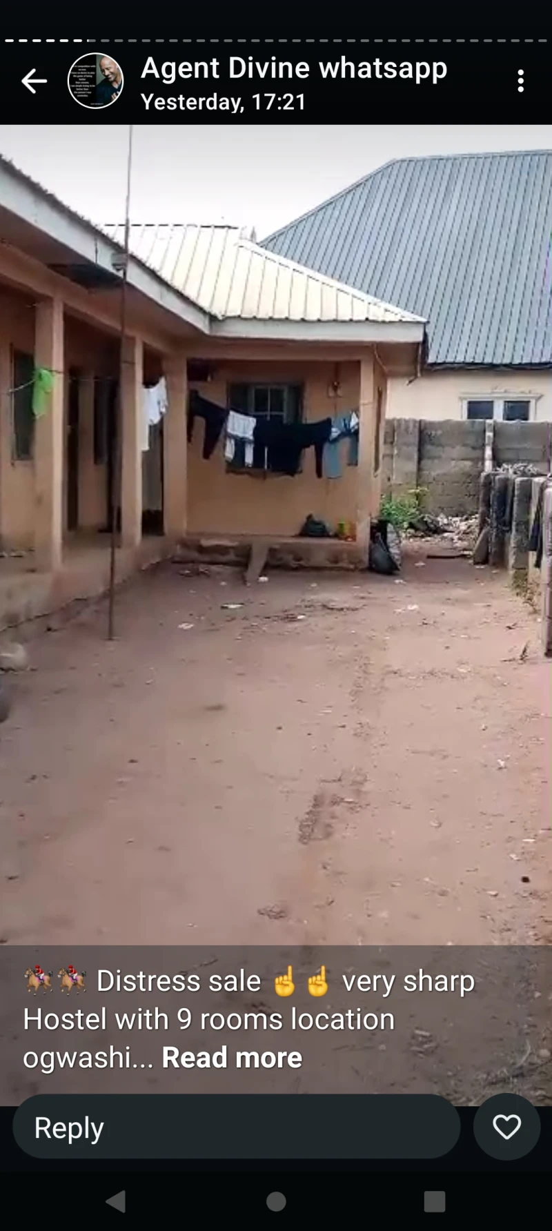 Hostel for Sale in 9 bedsitters at Ogwashi- Ukwu town., Delta - Image 2