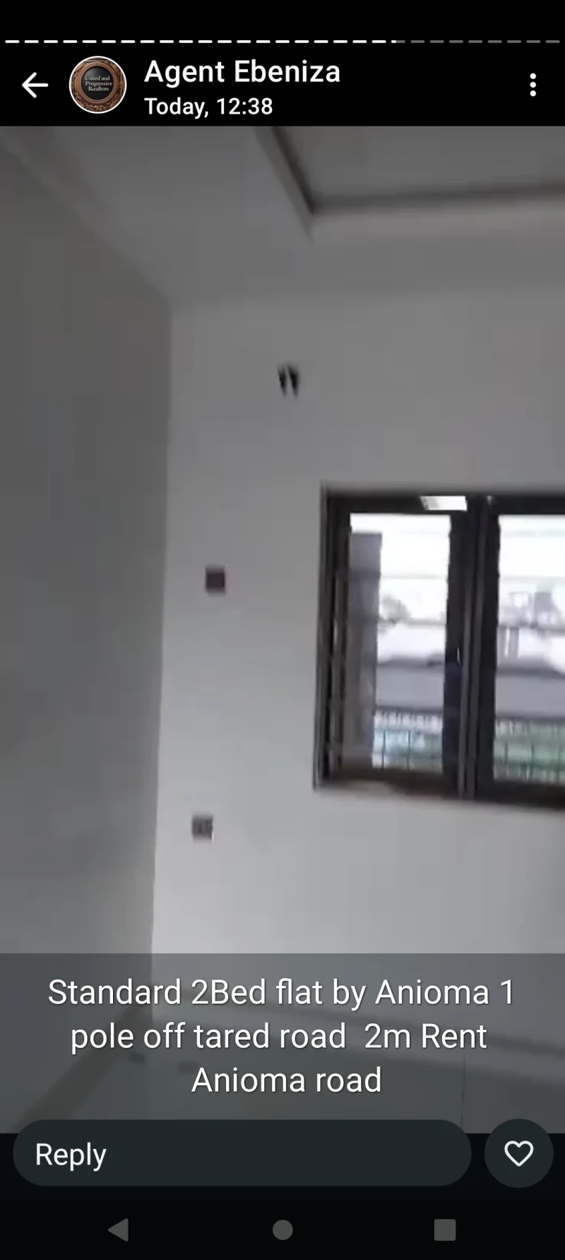 2 Bedroom Flat for Rent in Anioma street Okpanam road, Delta - Image 2