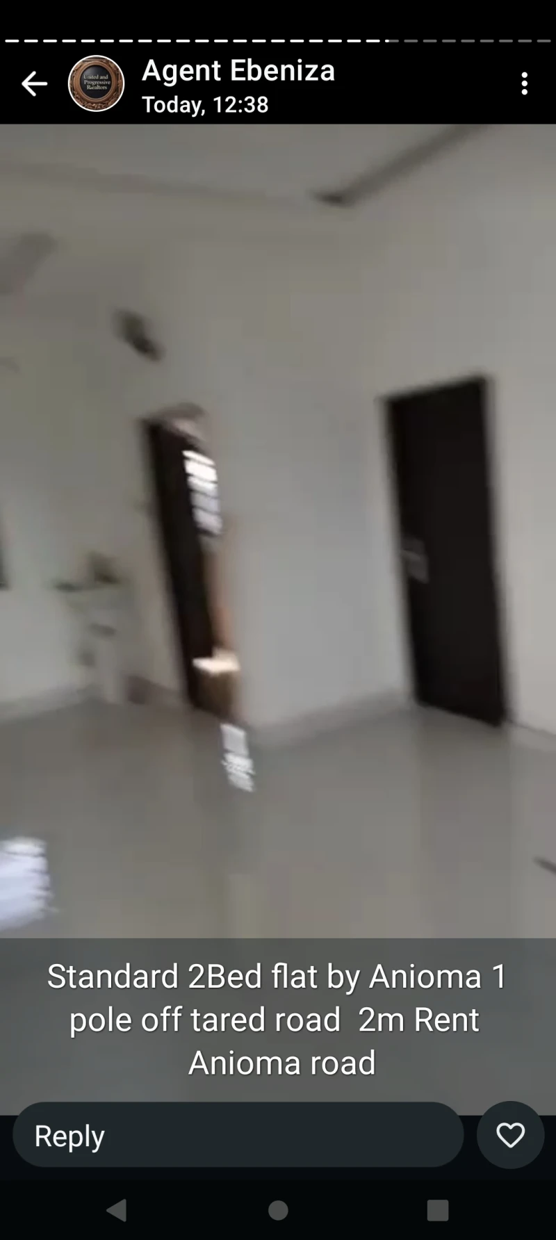 2 Bedroom Flat for Rent in Anioma street Okpanam road, Delta - Image 3