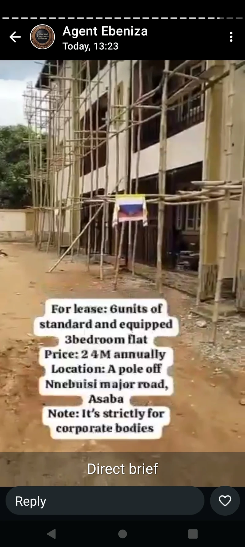 3 Bedroom Flat for Rent in Nnebisi road, Delta - Image 2