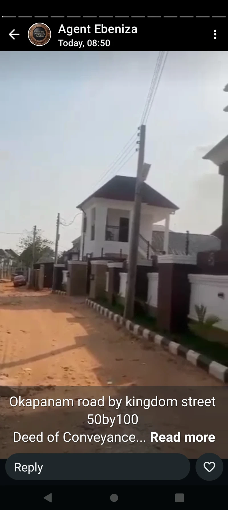 Land for Sale in 50 by 100 Okpanam road by Kingdom steet, Delta - Image 5