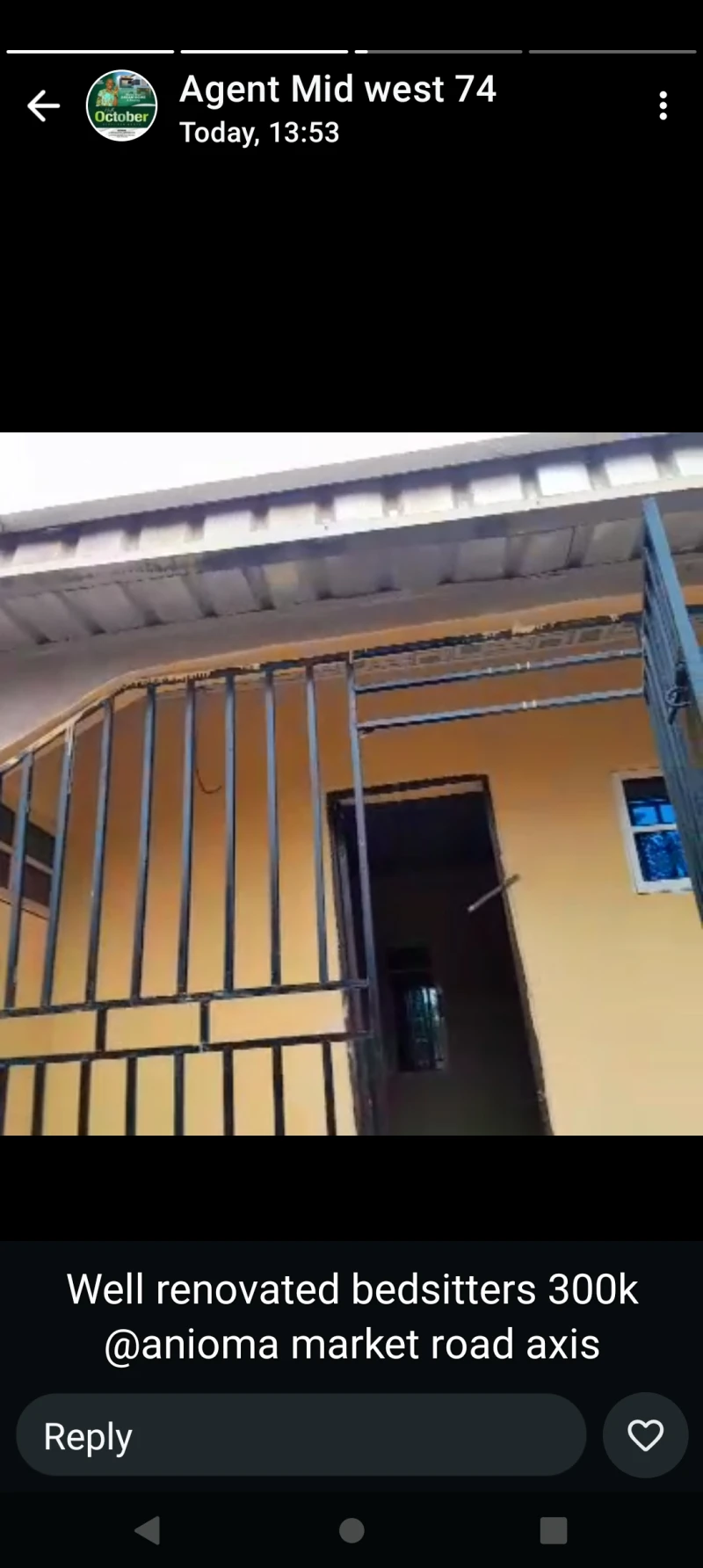 SelfContain for Rent in Anioma market, Okpanam road, Delta - Image 2
