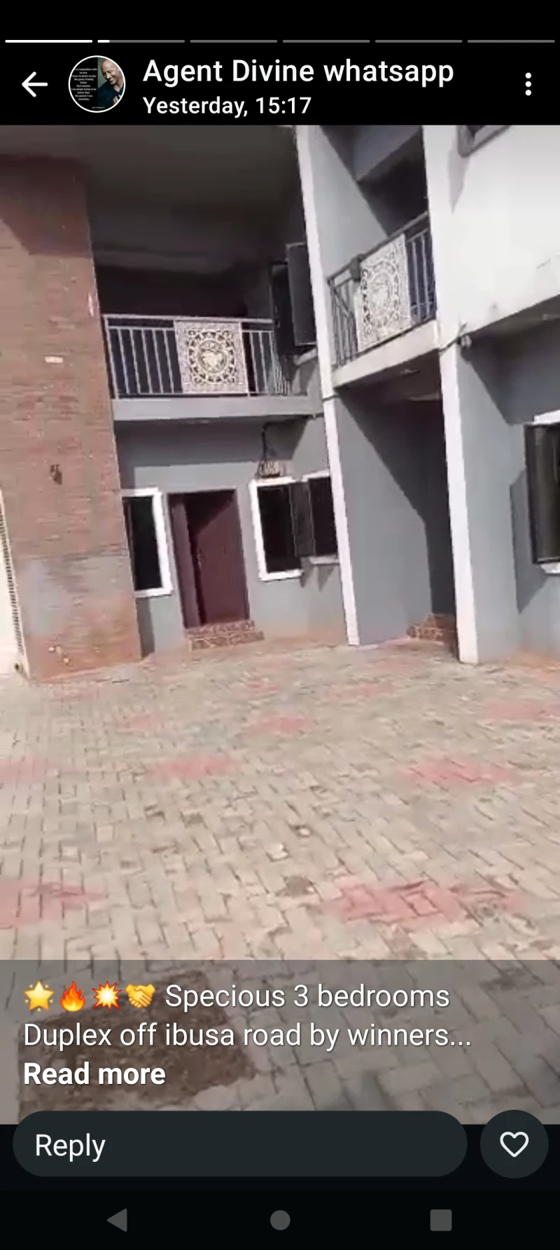 Duplex for Rent in 3 bedroom duplex, by winners ibusa road, Delta - Image 1