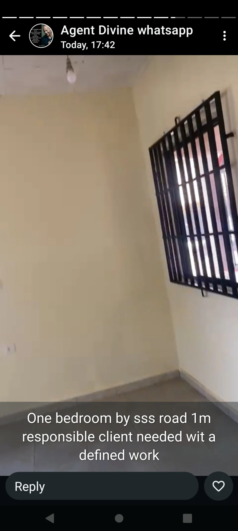 1 Bedroom Flat for Rent in SSS road, Delta - Image 3