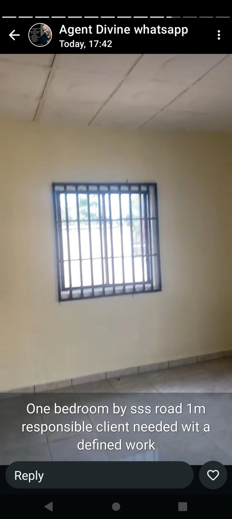 1 Bedroom Flat for Rent in SSS road, Delta - Image 2