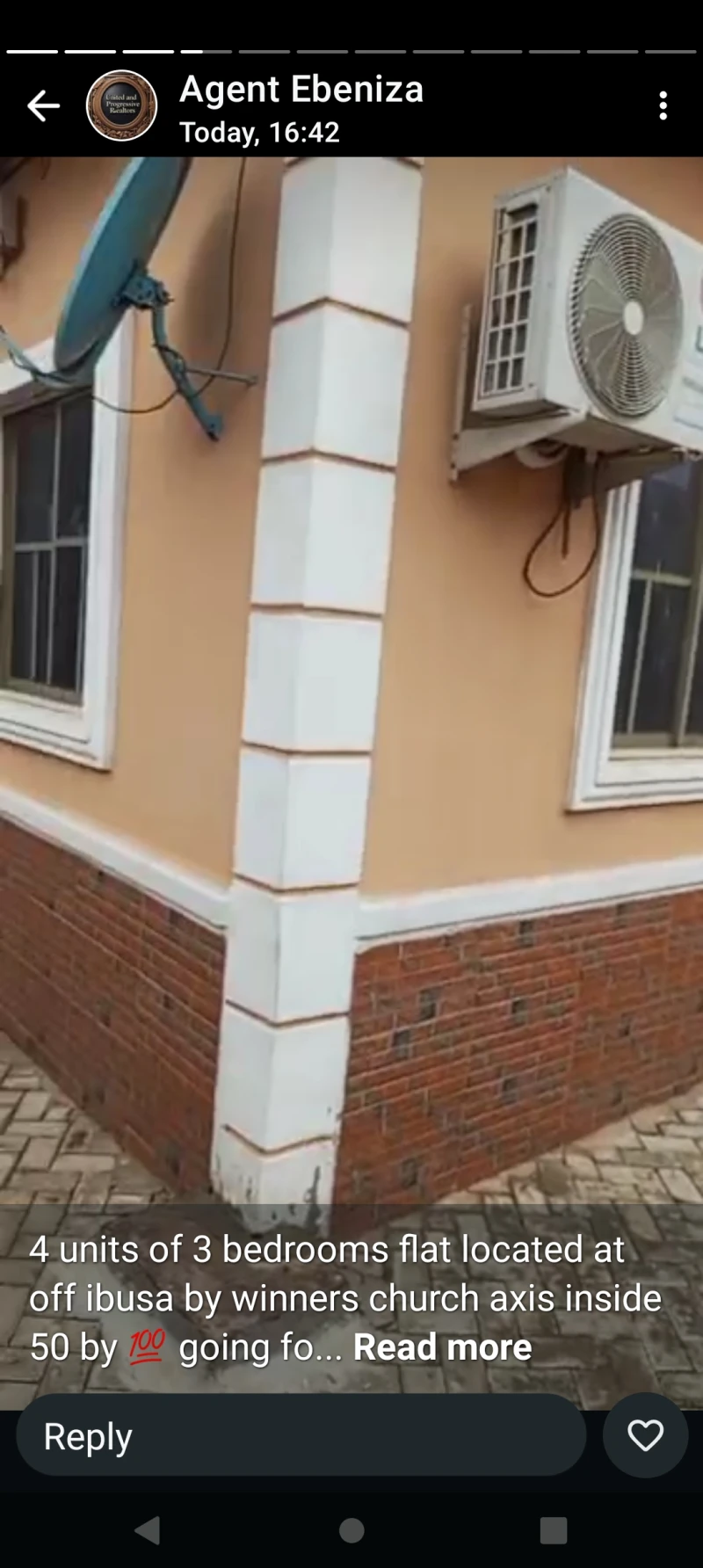 3 Bedroom Flat for Sale in 4 units of 3 bed at ibusa road close to winners, Delta - Image 1