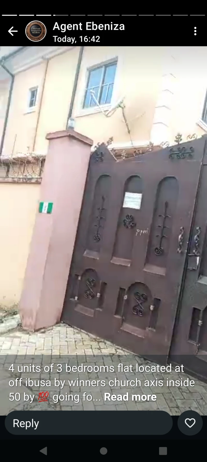 3 Bedroom Flat for Sale in 4 units of 3 bed at ibusa road close to winners, Delta - Image 3
