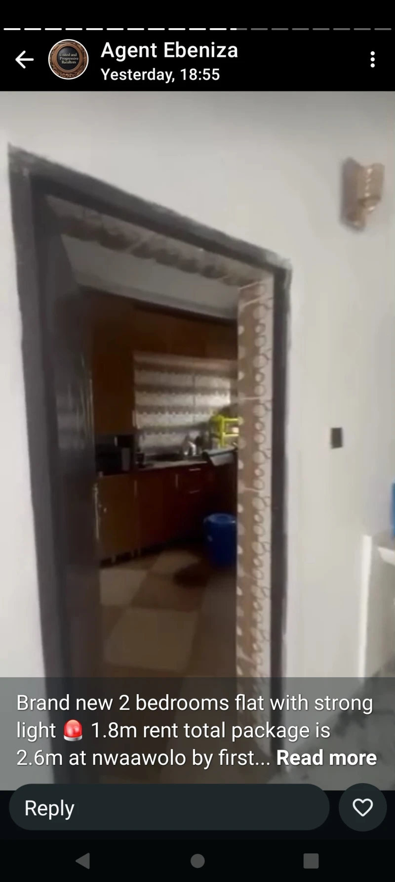 2 Bedroom Flat for Rent in 1st G and V Nwagwolor, Delta - Image 1