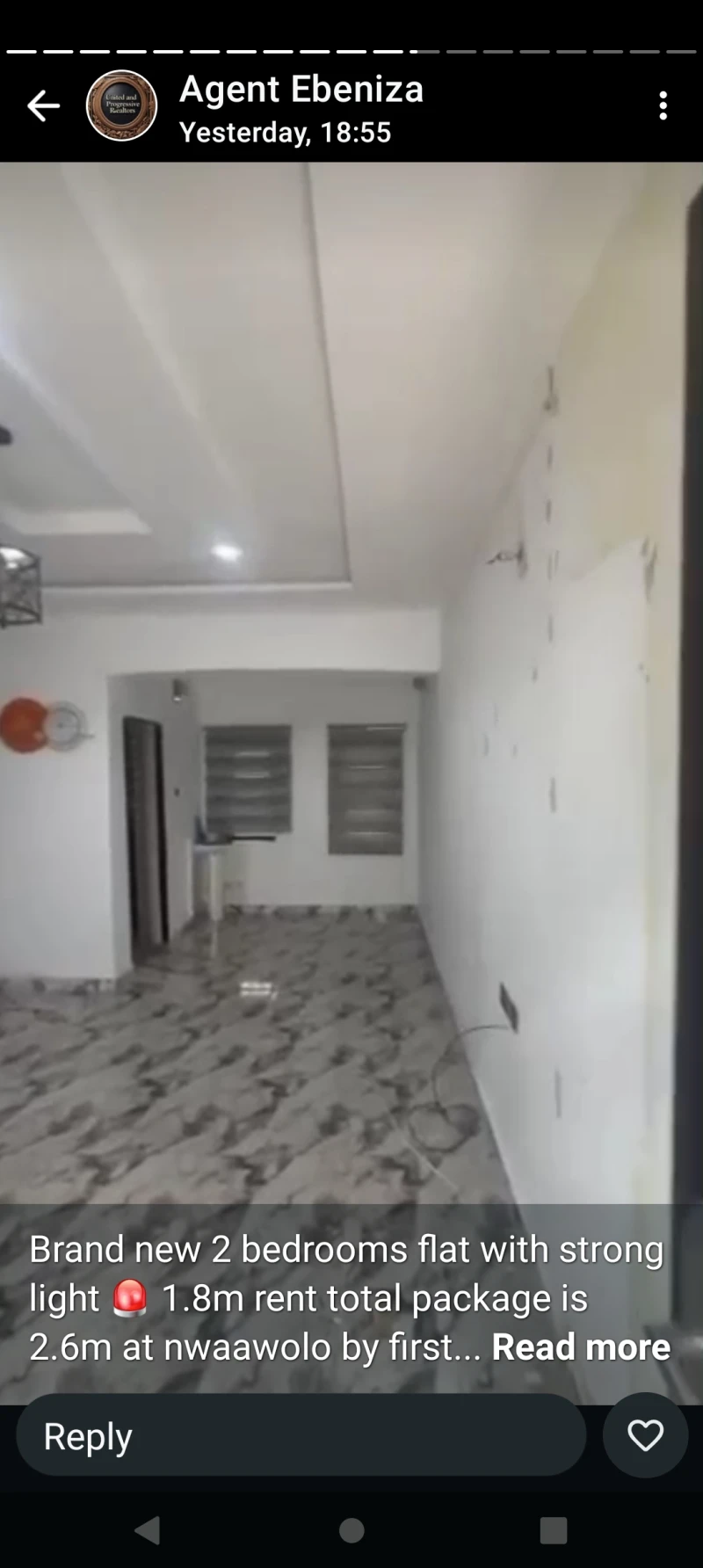 2 Bedroom Flat for Rent in 1st G and V Nwagwolor, Delta - Image 2
