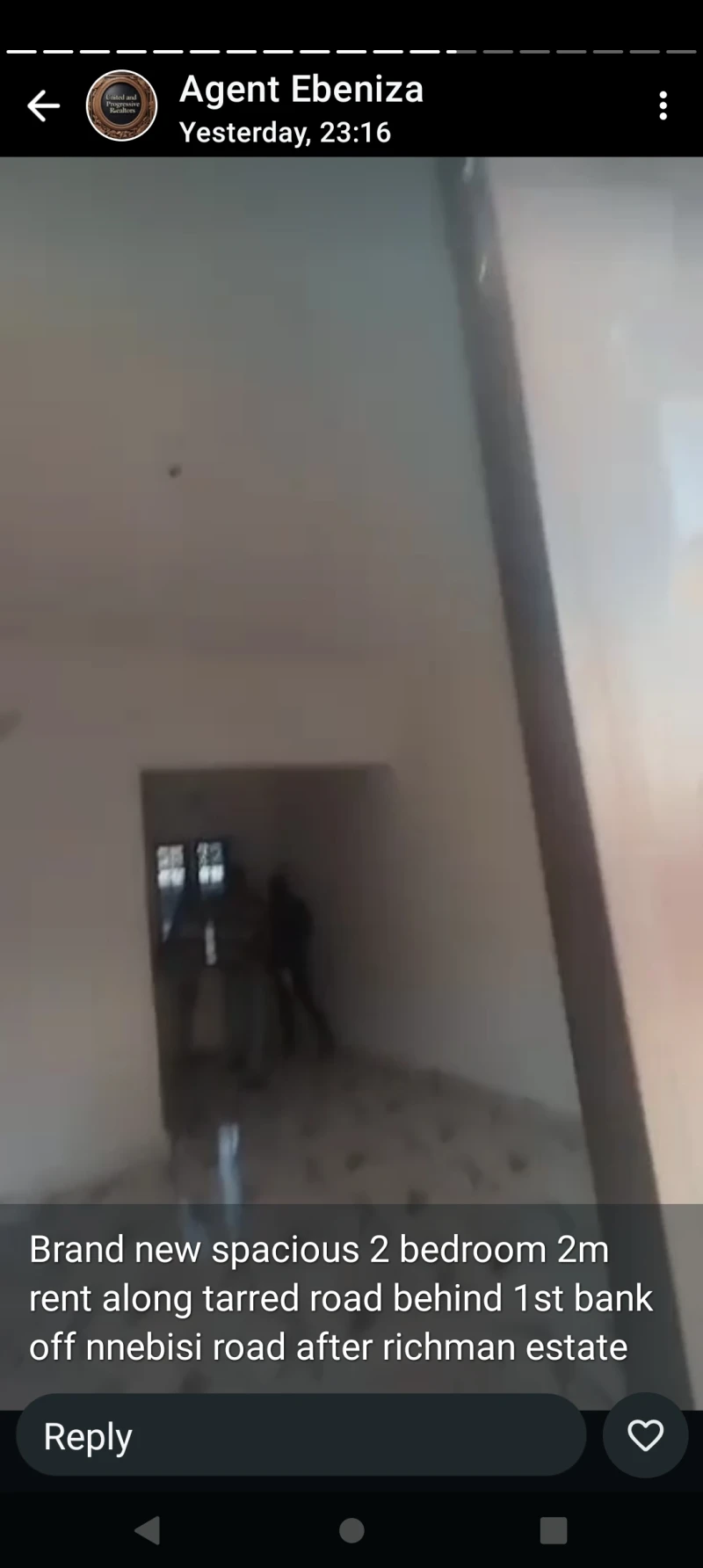 2 Bedroom Flat for Rent in Back of 1st bank after rich man estate, Delta - Image 1