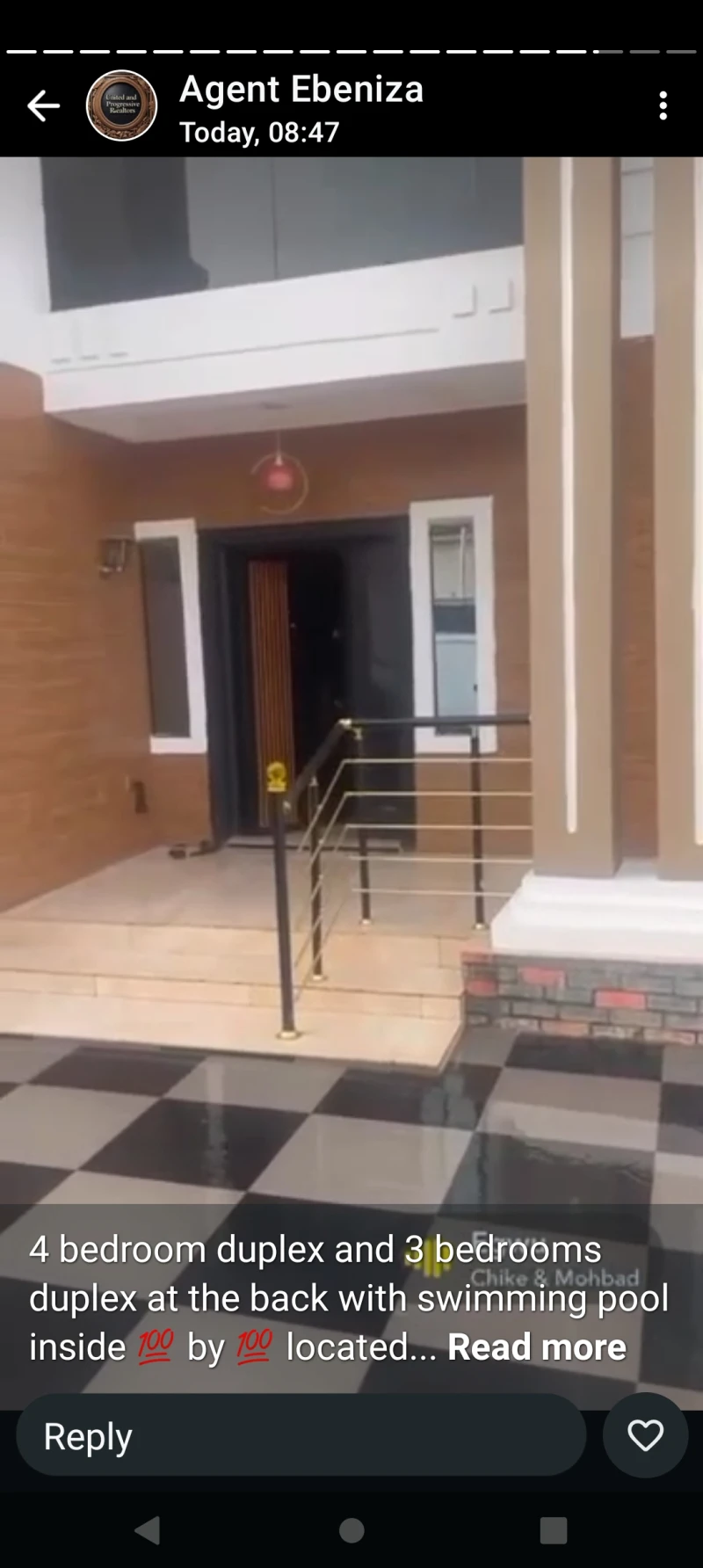 Duplex for Sale in 4bed and 3bed room duplex in 100 by 100 plot close to Malaysia estat3, Delta - Image 2