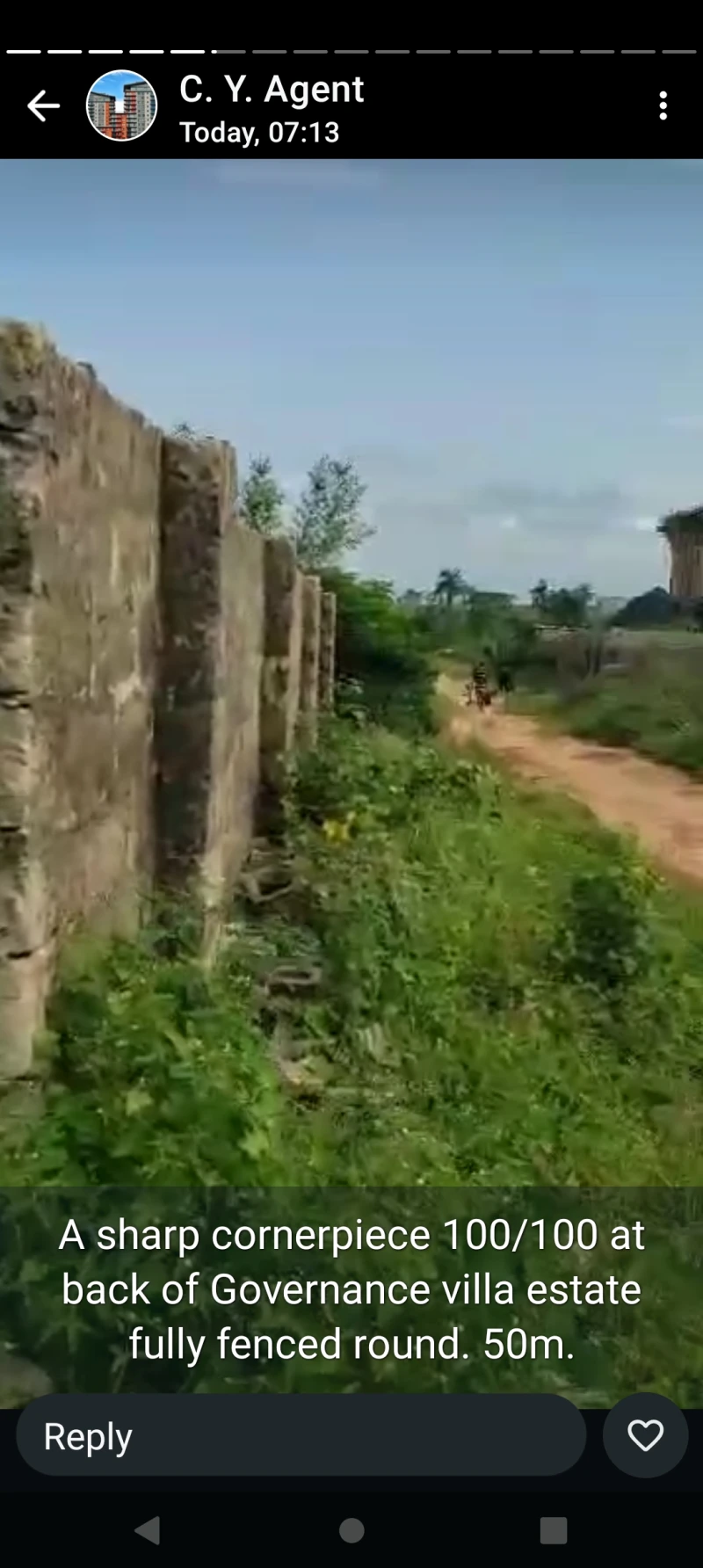 Land for Sale in 100 by 100 back of governance villa ibusa road, Delta - Image 2