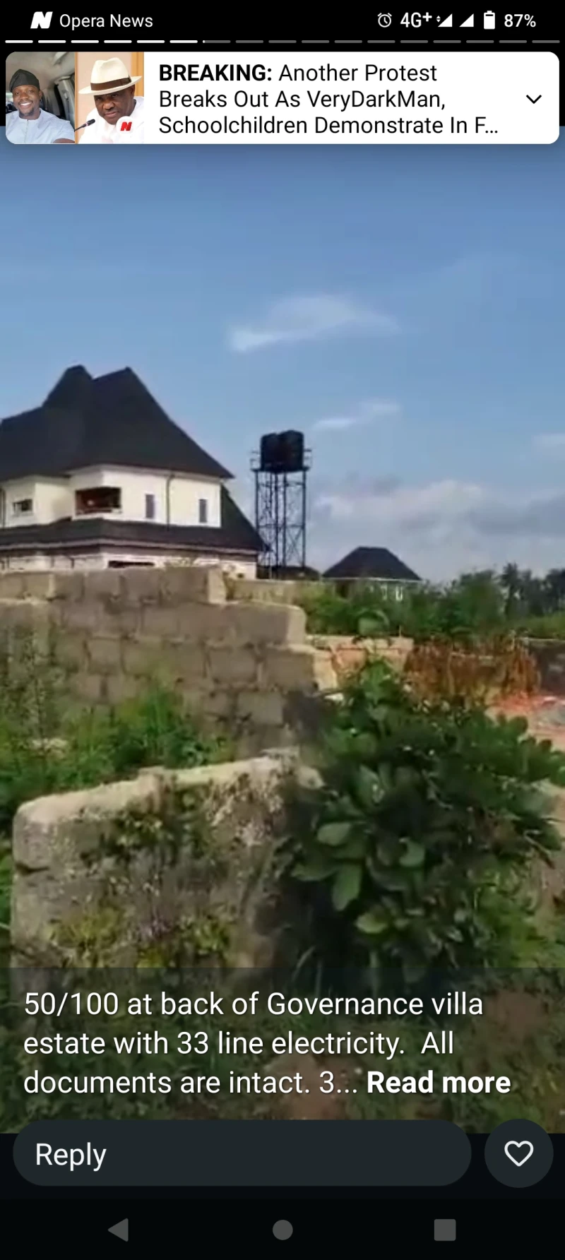 Land for Sale in 50 by 100 back of Governance villa, Delta - Image 4