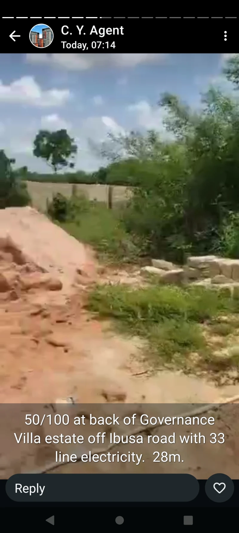 Land for Sale in Back of Governance villa, Delta - Image 3