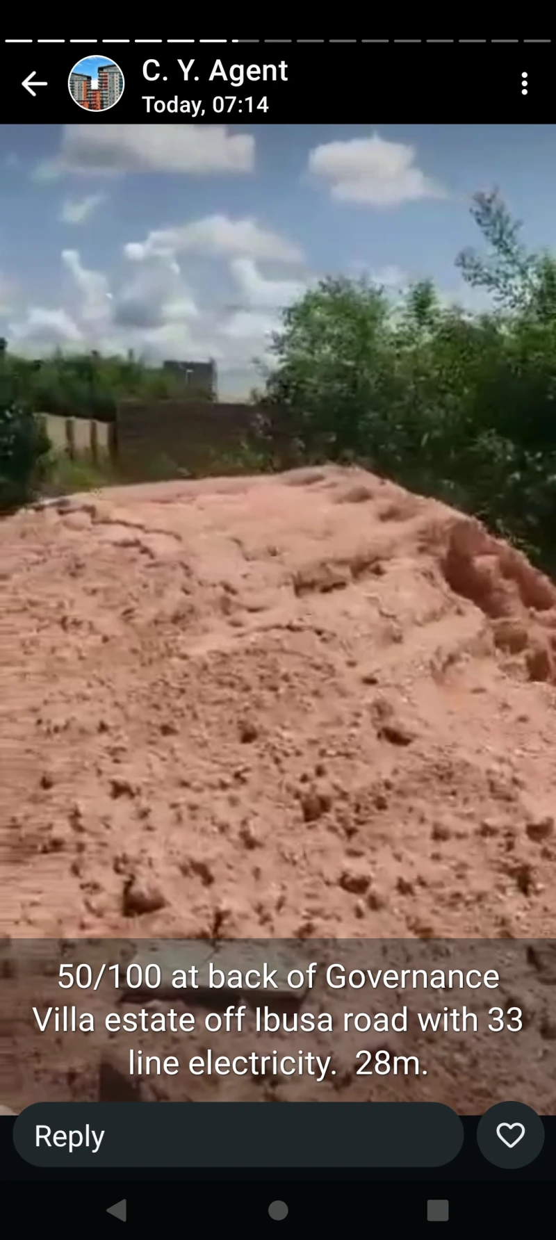 Land for Sale in Back of Governance villa, Delta - Image 2