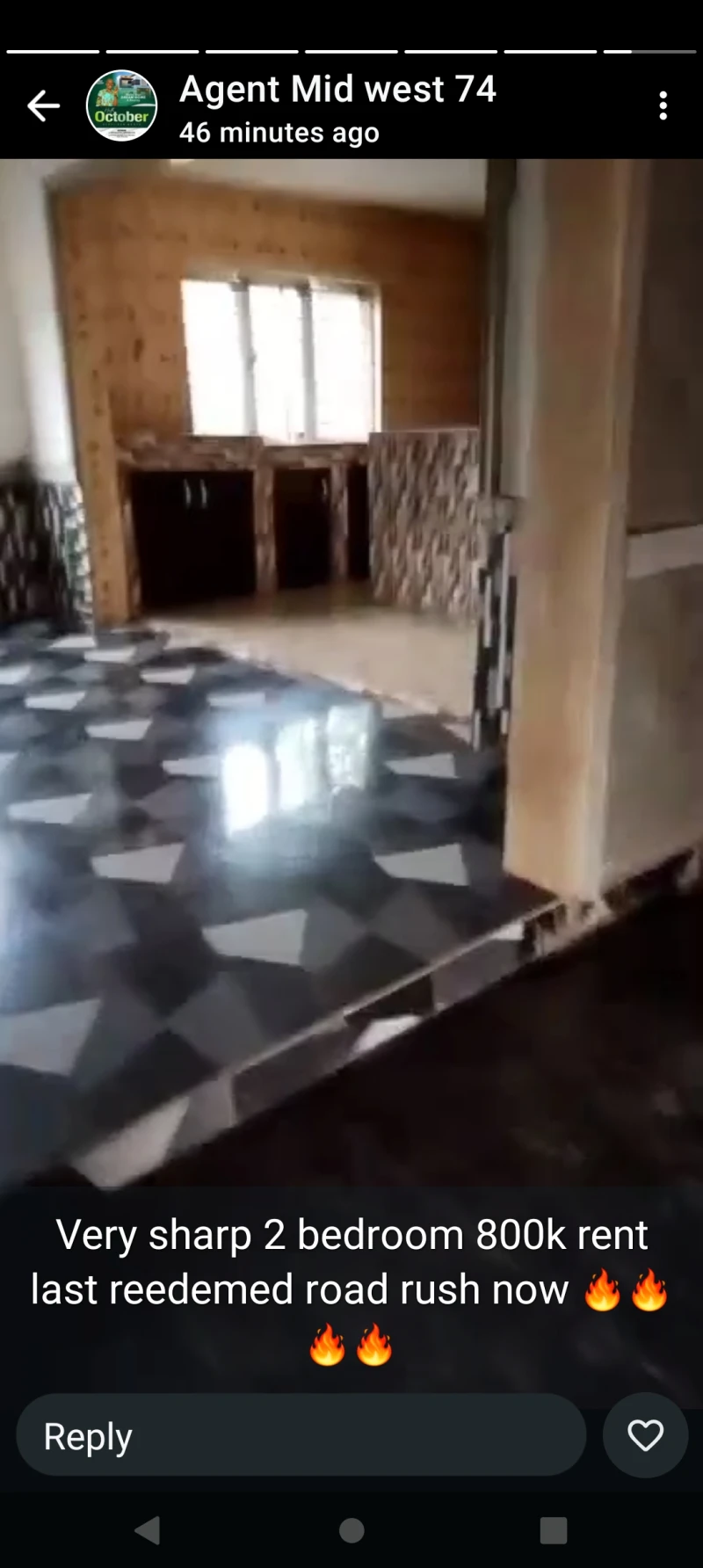 2 Bedroom Flat for Rent in Last Redeem, Okpanam road, Delta - Image 2