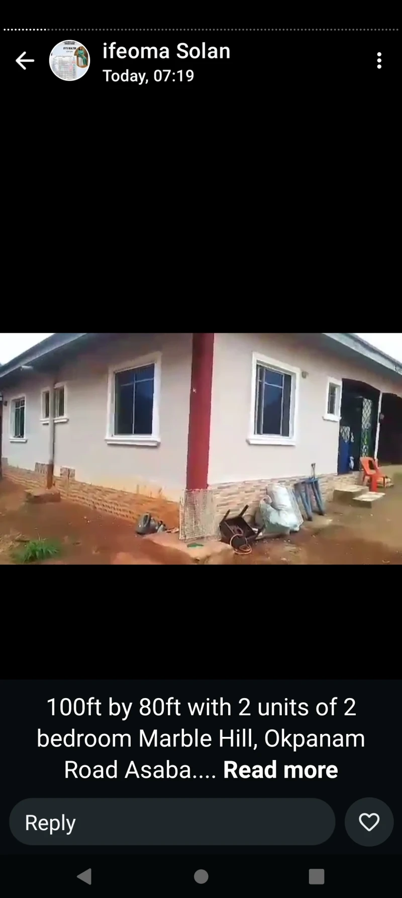 Land for Sale in 100 by 80 and 2 units of 2 bed at Mabel hill, Delta - Image 4