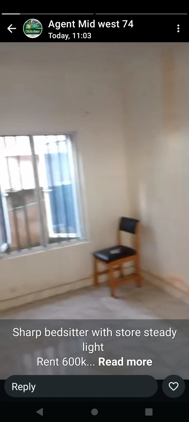 SelfContain for Rent in Corner stone, Delta - Image 2