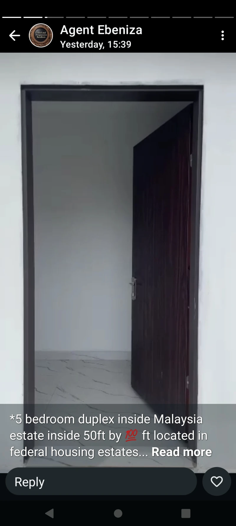 Duplex for Sale in 5 bed room duplex at Malaysia estate, Delta - Image 3