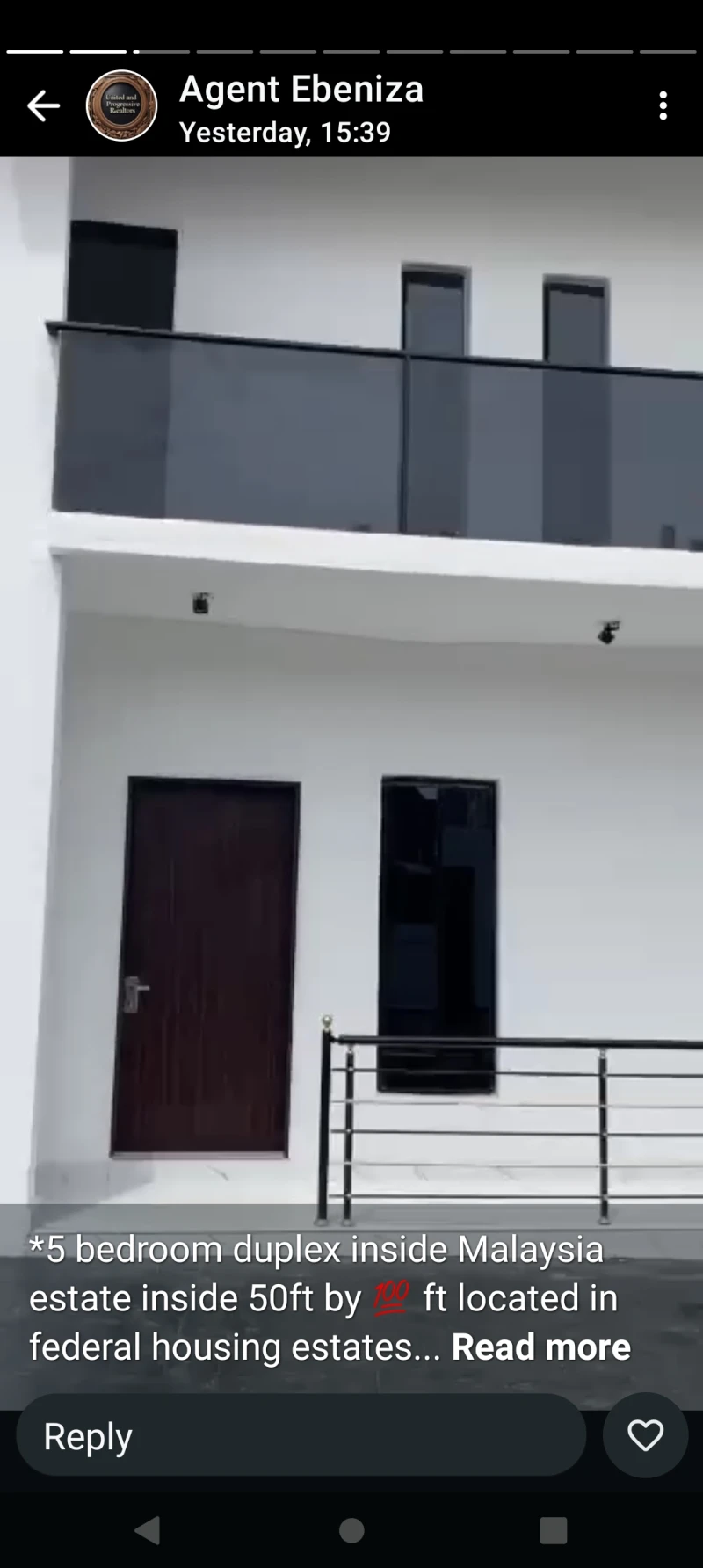 Duplex for Sale in 5 bed room duplex at Malaysia estate, Delta - Image 4