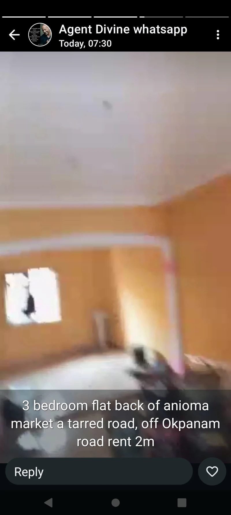 3 Bedroom Flat for Rent in Back of Anioma market, Delta - Image 5