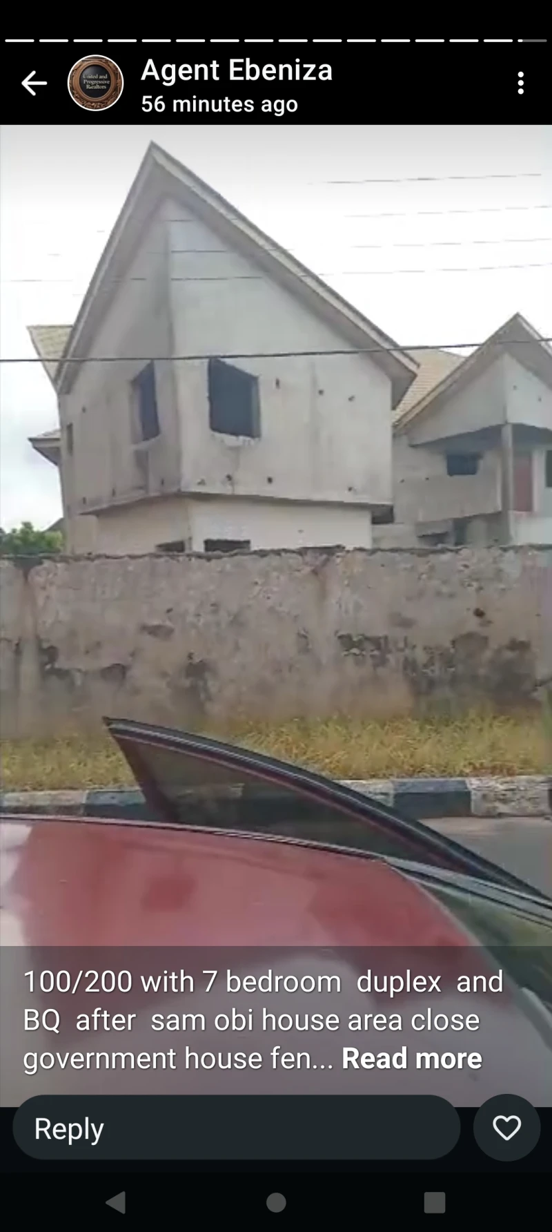 Land for Sale in 100 by 200 and uncompleted 7 bedroom duplex at GRA, Delta - Image 5