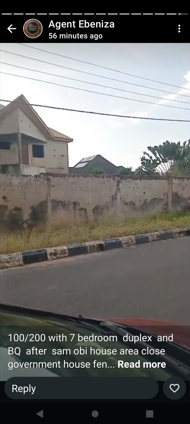 Land for Sale in 100 by 200 and uncompleted 7 bedroom duplex at GRA, Delta - Image 3