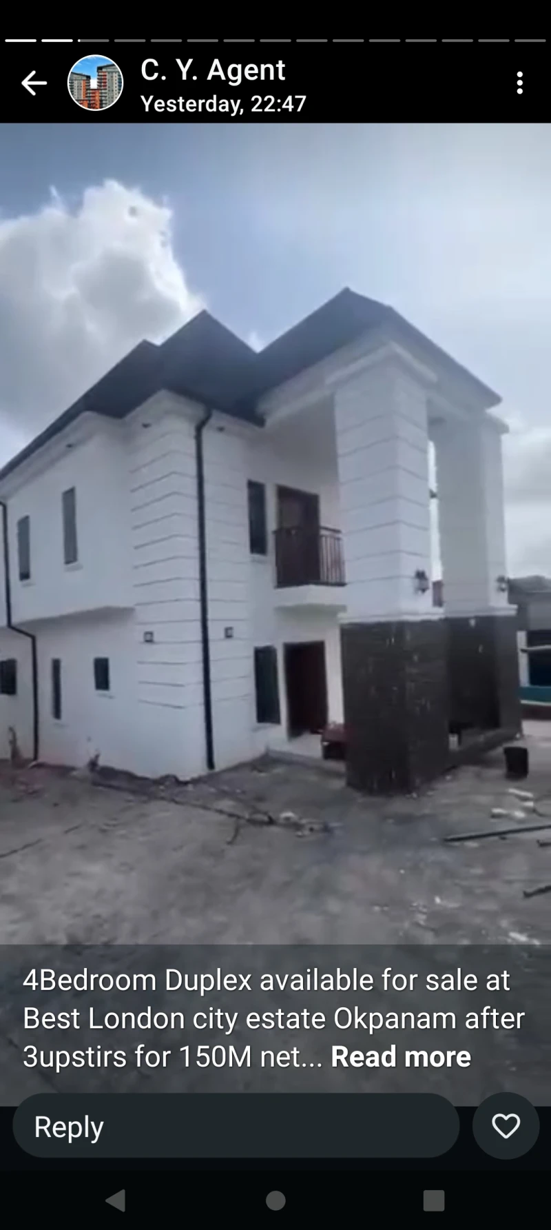 Duplex for Sale in 4 bedroom duplex  at Best London estate, Delta cover picture