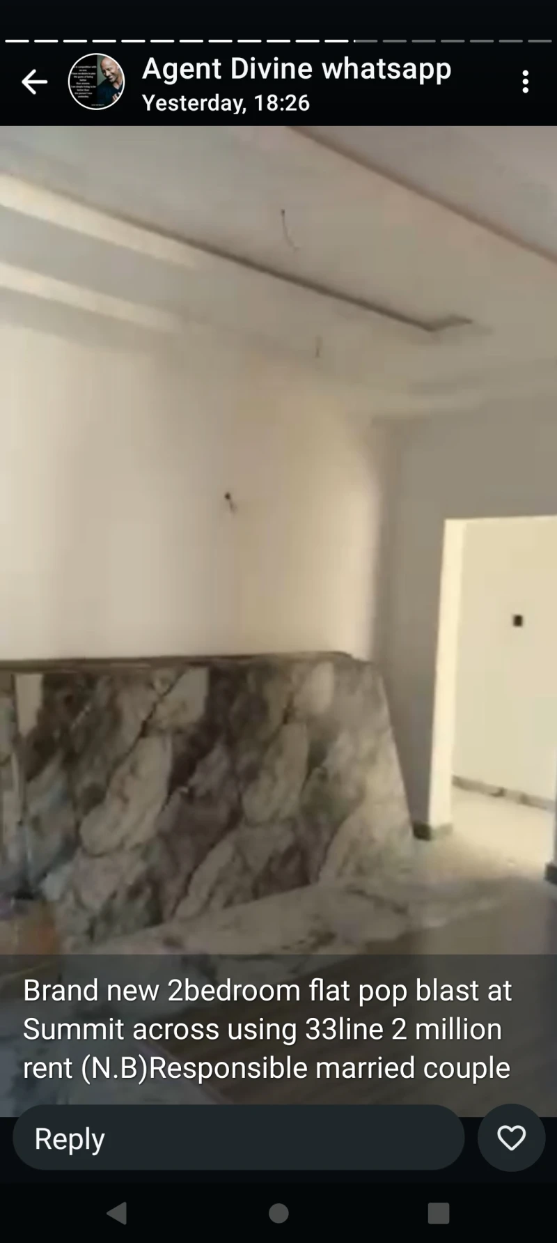 2 Bedroom Flat for Rent in Across, Delta cover picture