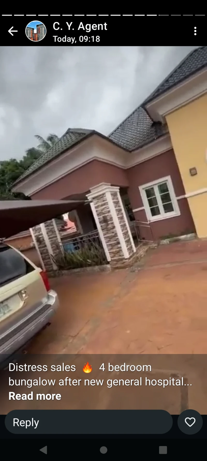 4 Bedroom Flat for Sale in 4 bed bungalow at back of General hospital, Delta cover picture