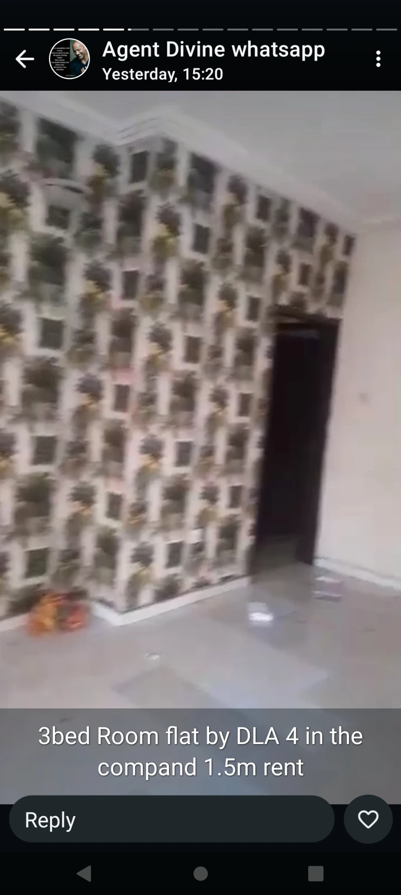 3 Bedroom Flat for Rent in DLA. 4 in the compound, Delta cover picture