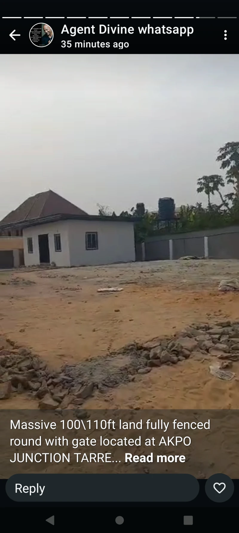 Land for Sale in Akpu road, Okpanam, Delta cover picture