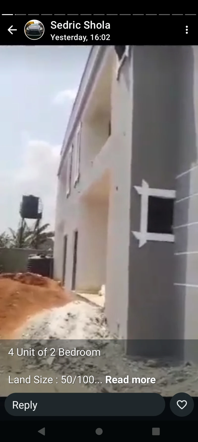 2 Bedroom Flat for Sale in 4 units of 2 bed at Rehoboth Ibusa road, Delta cover picture