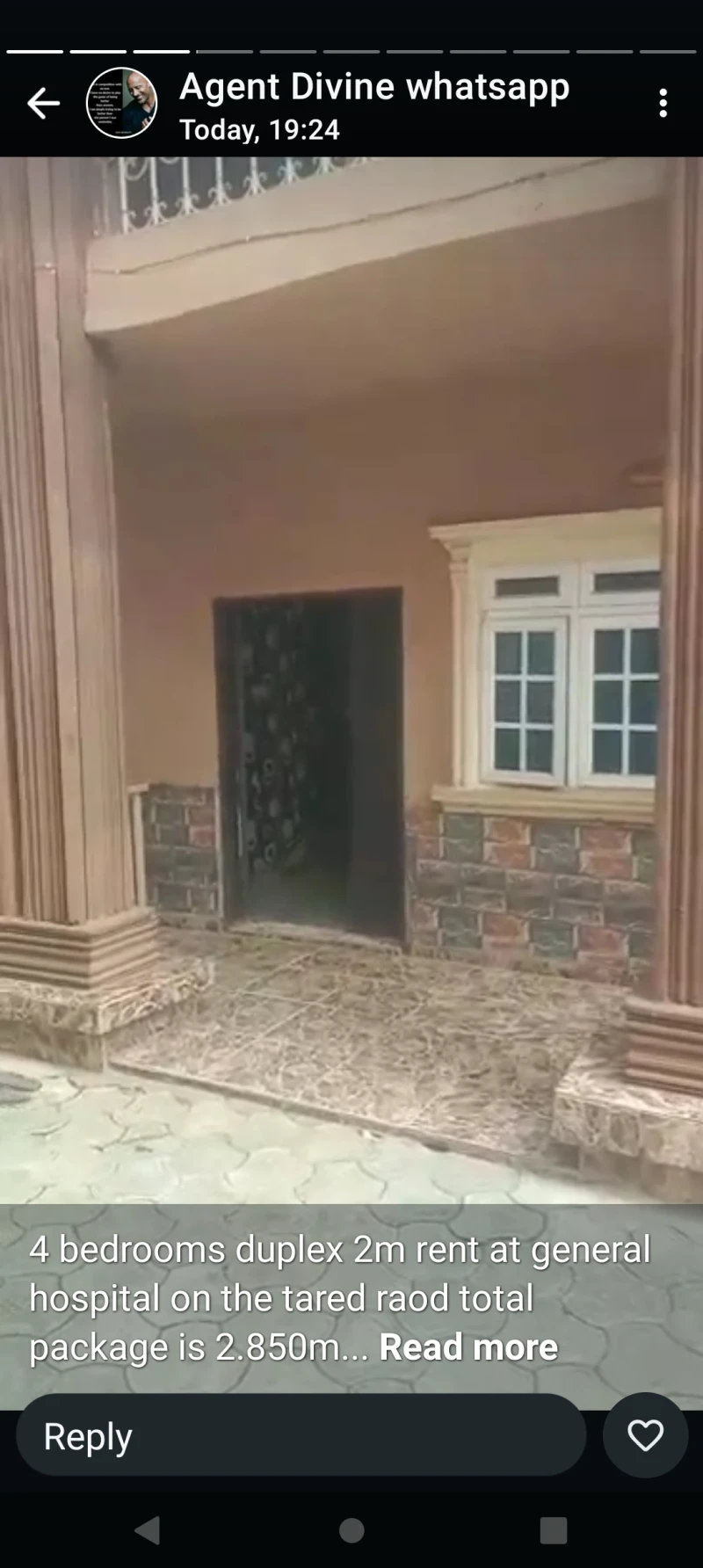 Duplex for Rent in 4BRD duplex at back of General Hospital, Delta cover picture