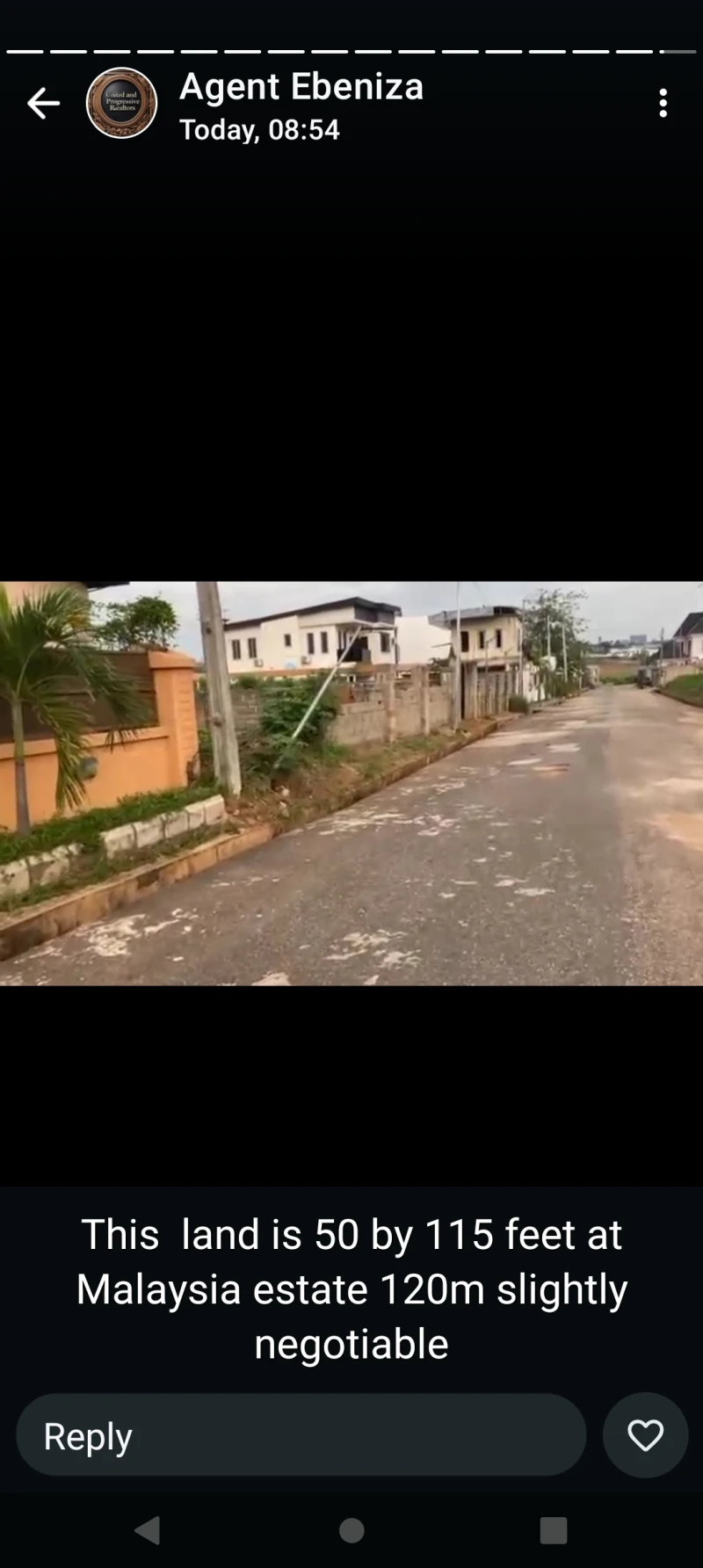 Land for Sale in 50 by 115 @ Malaysia estate, Delta cover picture