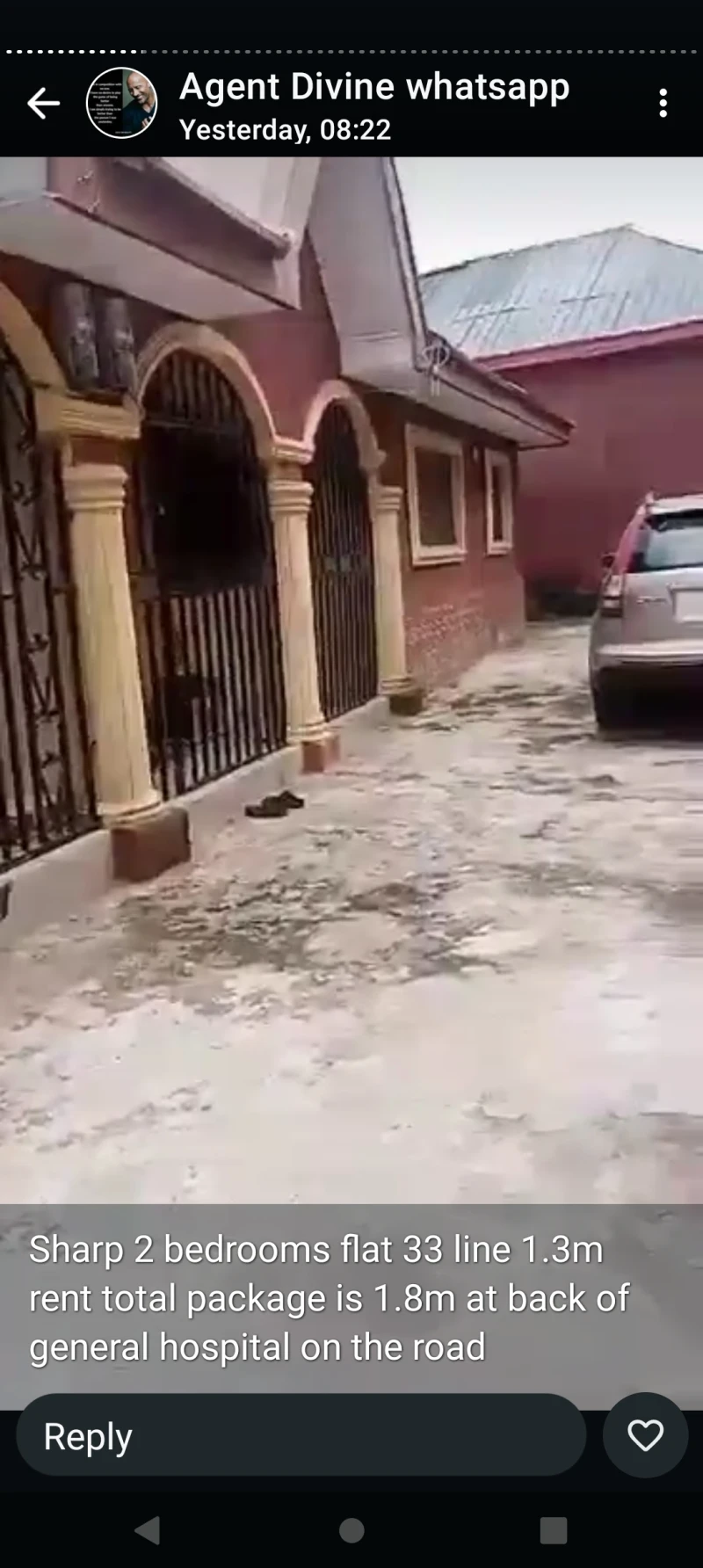 2 Bedroom Flat for Rent in Back of General Hospital, Delta cover picture