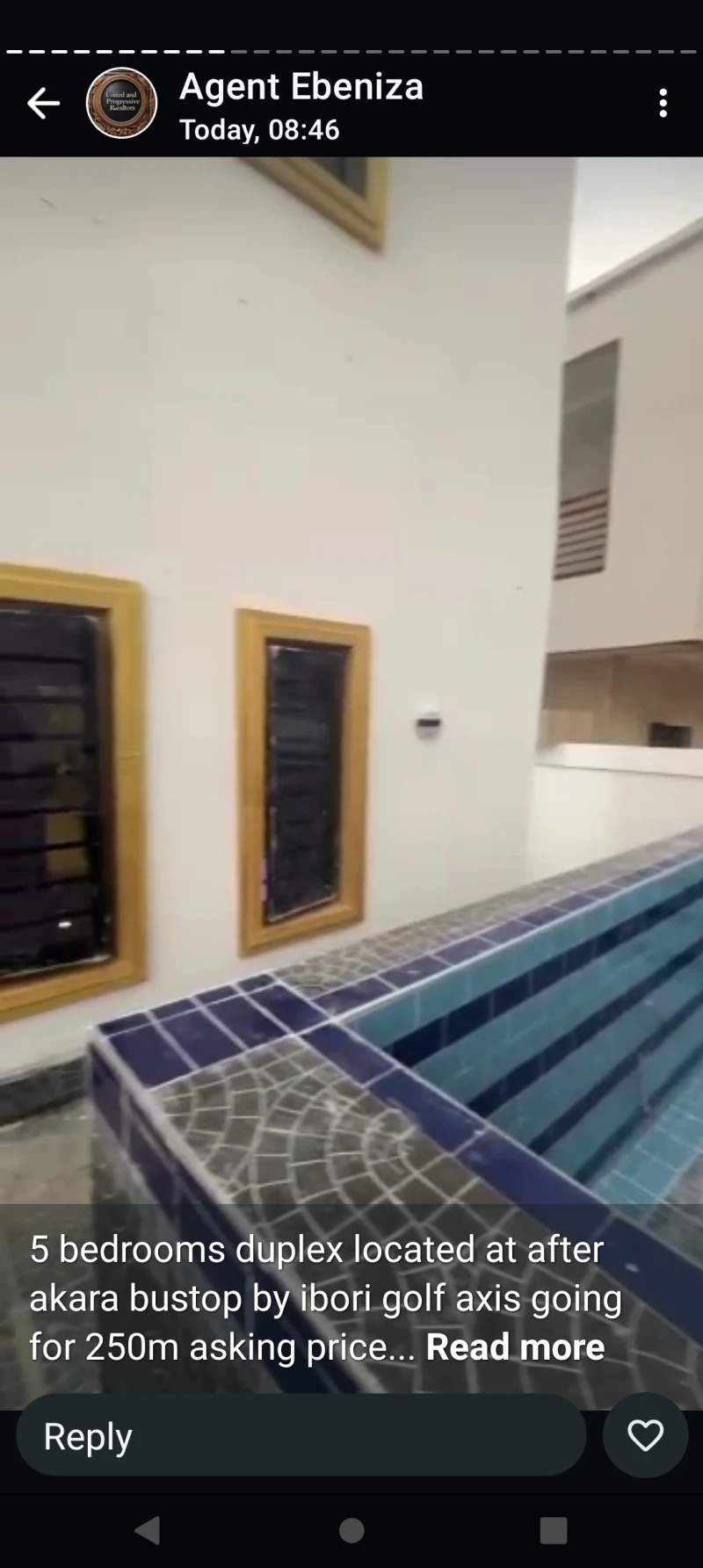 Duplex for Sale in 5 bedroom duplex at Ibori golf axis, Delta cover picture