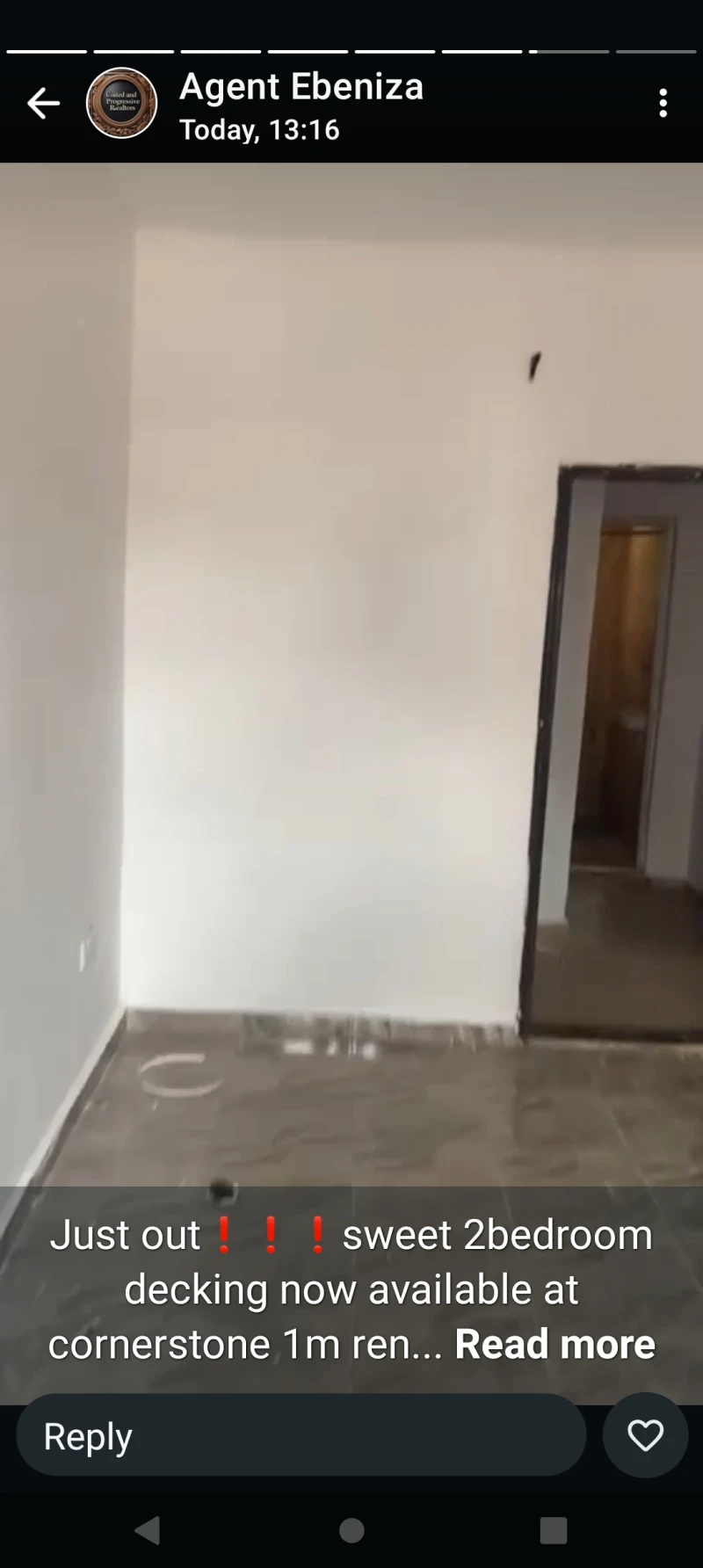 2 Bedroom Flat for Rent in Corner stone, Delta
