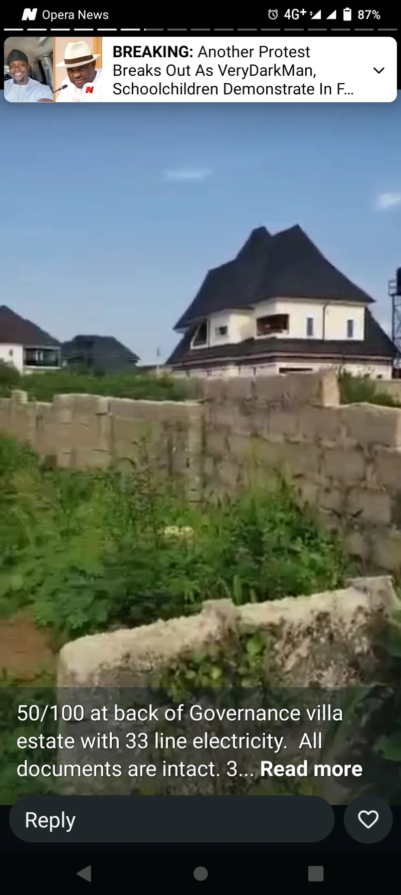 Land for Sale in 50 by 100 back of Governance villa, Delta cover picture