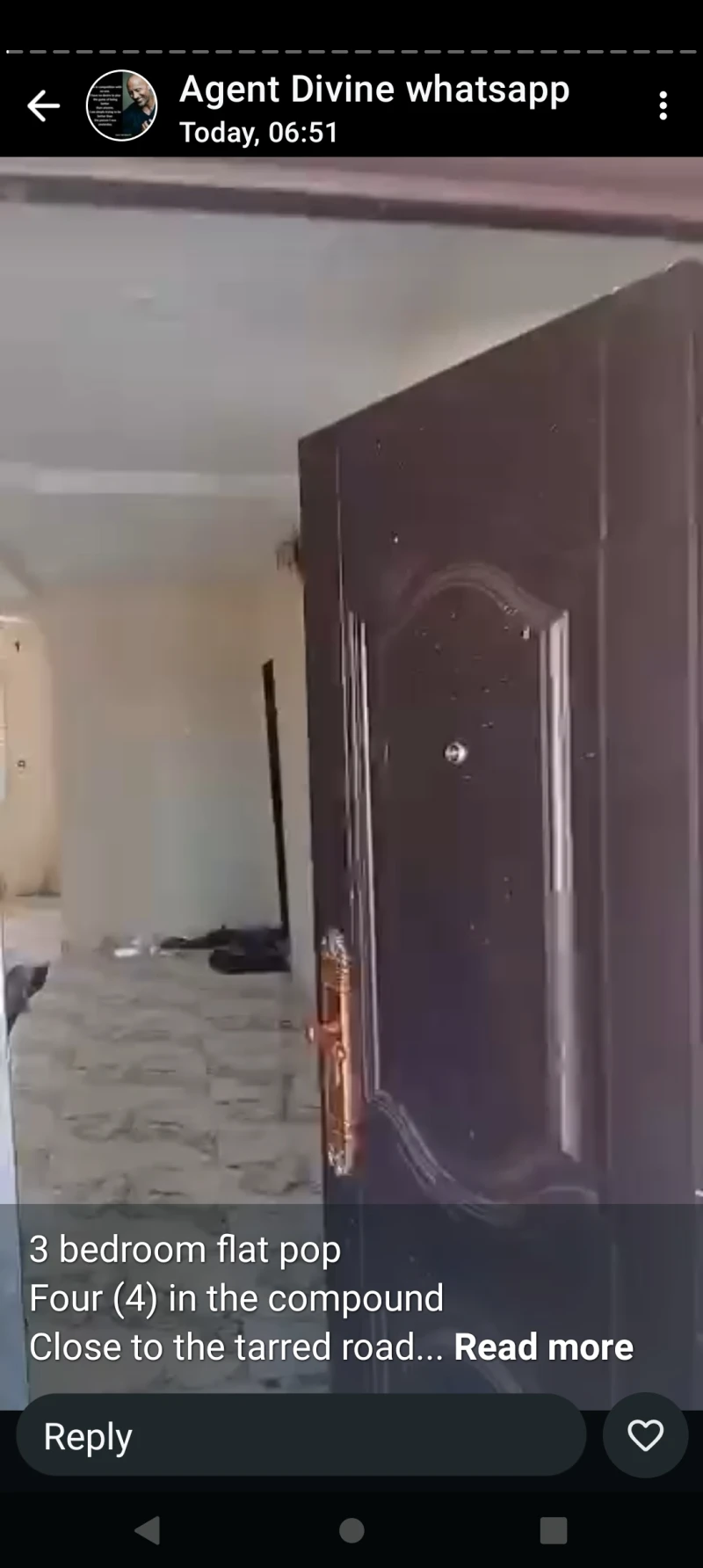 3 Bedroom Flat for Rent in Mable Hill Okpanam, Delta cover picture